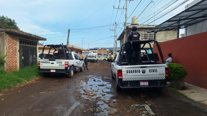 Hombre muerto Uruapan