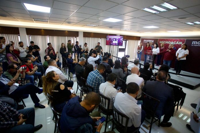 Morena lanza plan municipalista en Michoacán Morena lanza plan municipalista en Michoacán