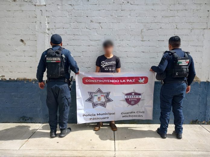 Rescatan a joven privado de la libertad en Pátzcuaro; hay un detenido