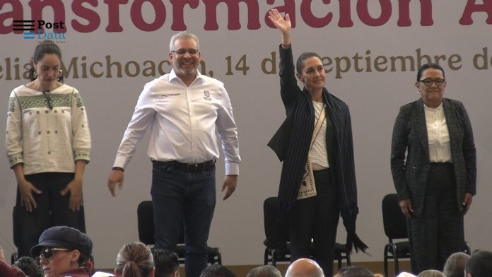 Programas sociales ya no se usan para conseguir votos; benefician a más de 1 millón 290 mil michoacanos: Presidenta Programas sociales ya no se usan para conseguir votos; benefician a más de 1 millón 290 mil michoacanos: Presidenta
