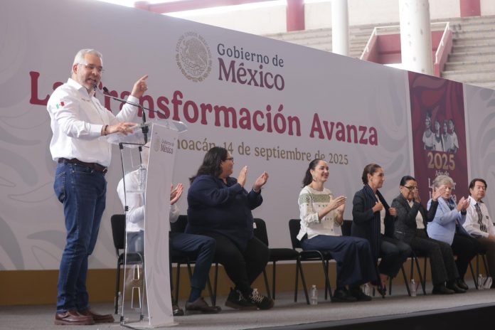 Agradece Alfredo Ramírez a la presidenta de México, el apoyo para pagar la nómina magisterial