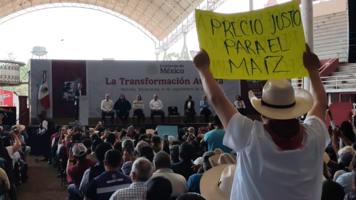 Por cuarta ocasión, productores de granos exigen precio justo a la presidenta Claudia Sheinbaum