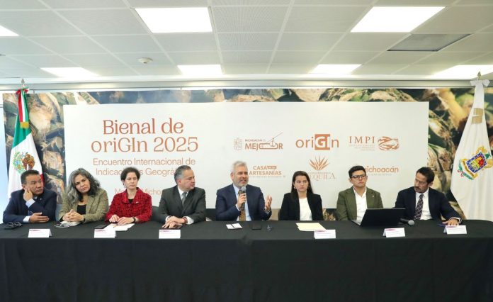 Bedolla y Nieto anuncian encuentro internacional de indicaciones geográficas; fortalecerá economía nacional Bedolla y Nieto anuncian encuentro internacional de indicaciones geográficas; fortalecerá economía nacional