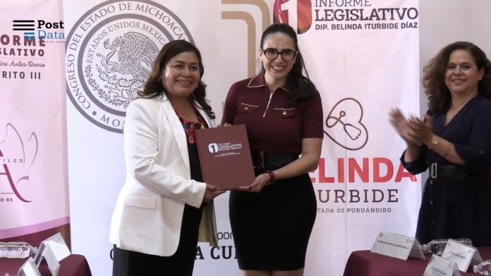 Presenta la Diputada Belinda Iturbide, su primer Informe de Actividades