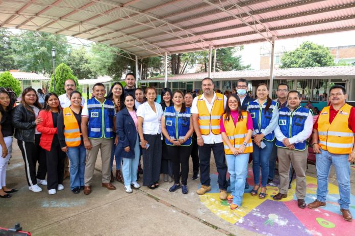 Arranca Ayuntamiento de Quiroga rehabilitación en el Jardín de Niños Justo Sierra
