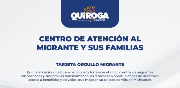 Refuerza Quiroga su compromiso con la comunidad migrante a través de la Tarjeta Orgullo Migrante