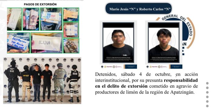 Reconocen autoridades de Michoacán que limoneros de Apatzingán son extorsionados Reconocen autoridades de Michoacán que limoneros de Apatzingán son extorsionados