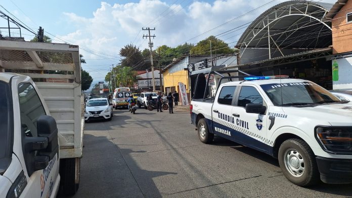 Pareja es herida durante ataque armado, en la colonia Ferrocarrilera de Uruapan