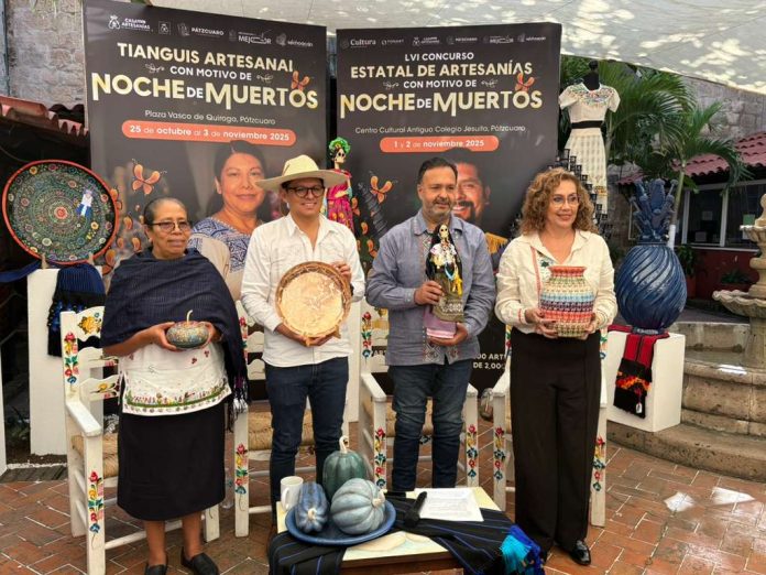 Todo listo para el tradicional concurso artesanal de Noche de Muertos en Pátzcuaro