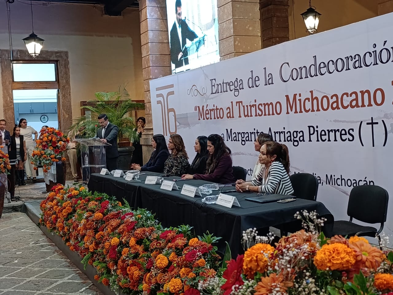 Michoacán otorgó condecoración póstuma a Margarita Arreaga Pierres por su trayectoria en turismo Michoacán otorgó condecoración póstuma a Margarita Arreaga Pierres por su trayectoria en turismo