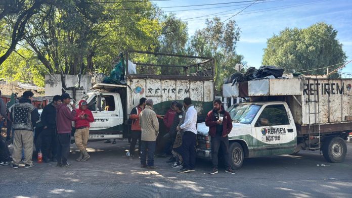 Toma RETIREM área operativa de Residuos Sólidos de Morelia Toma RETIREM área operativa de Residuos Sólidos de Morelia