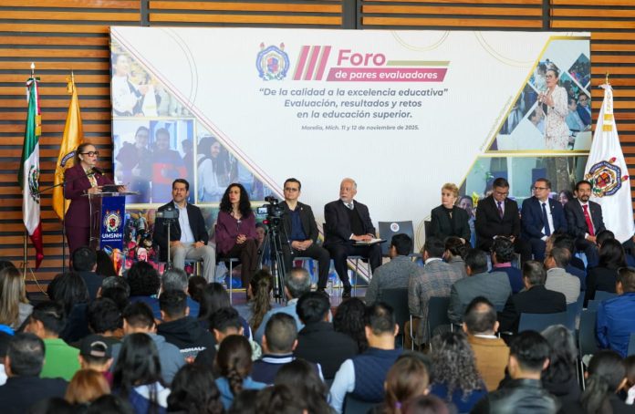 UMSNH vive una consolidación histórica en su calidad educativa; Yarabí Ávila inaugura III Foro de Pares Evaluadores 