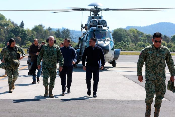 Se reúne Omar García Harfuch, con autoridades de Uruapan y sector empresarial