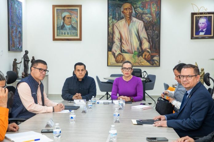 UMSNH arropa estrategia implementada por la SSP; Yarabí Ávila se reúne con el secretario de Seguridad Pública