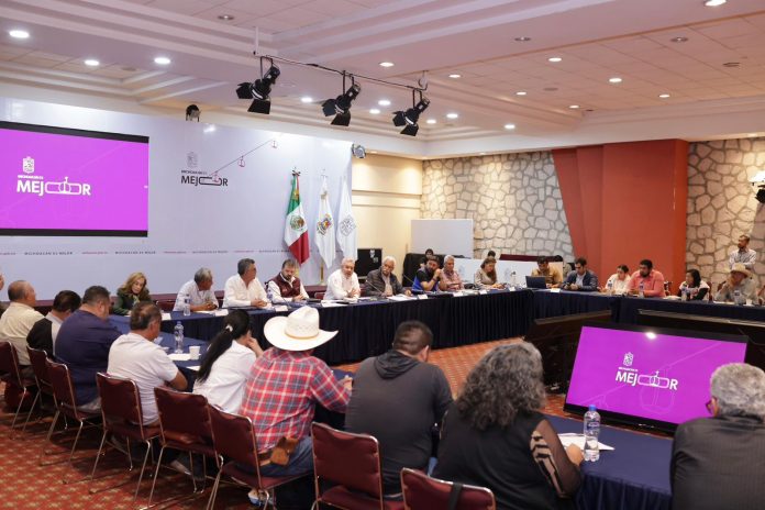 Gobernador y SADER se reúnen con productores agrícolas de Michoacán