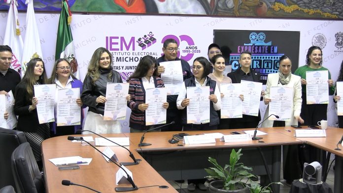 IEM lanza concurso de cortometrajes para impulsar la participación ciudadana en Michoacán