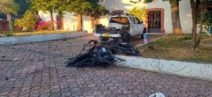 Explosión de pirotecnia hiere a mujer durante festejos guadalupanos en Santa Ana Maya Explosión de pirotecnia hiere a mujer durante festejos guadalupanos en Santa Ana Maya