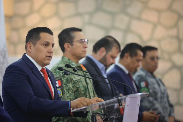Secretario de Seguridad desmiente retiro de fuerzas federales en Uruapan