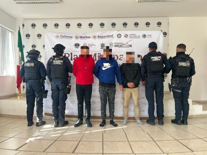SSP detiene a 3 extranjeros presuntamente vinculados a extorsión en Morelia