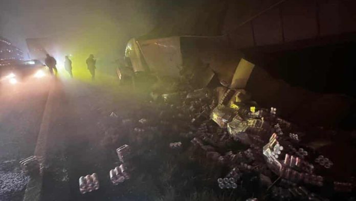 Se registra carambola vehicular en la México-Guadalajara Se registra carambola vehicular en la México-Guadalajara