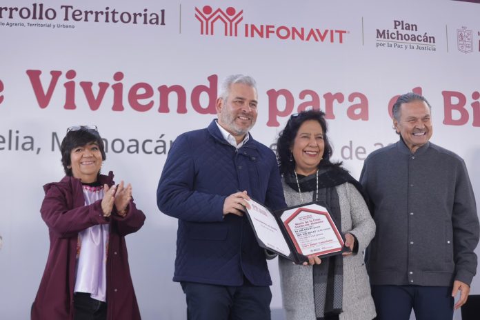 Entregan primeros 48 departamentos del Programa Vivienda para el Bienestar en Morelia
