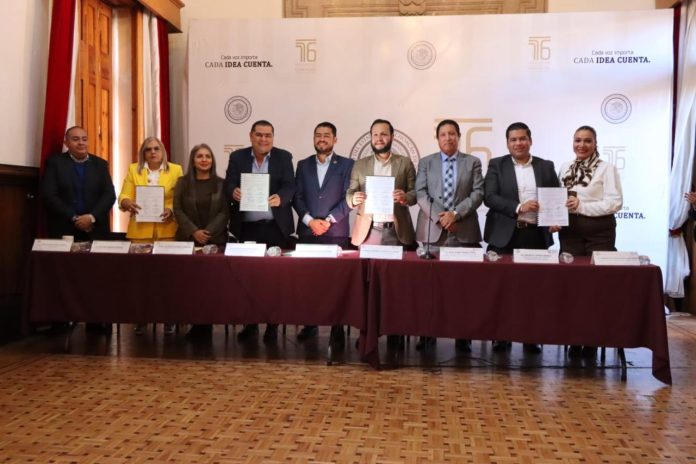 STASPLE renovó convenio de colaboración con ICATMI para capacitación de trabajadores del Poder Legislativo