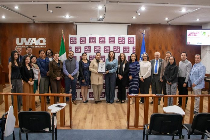 La UVAQ es la primera universidad de Michoacán con el sello “Hecho en México” La UVAQ es la primera universidad de Michoacán con el sello “Hecho en México”