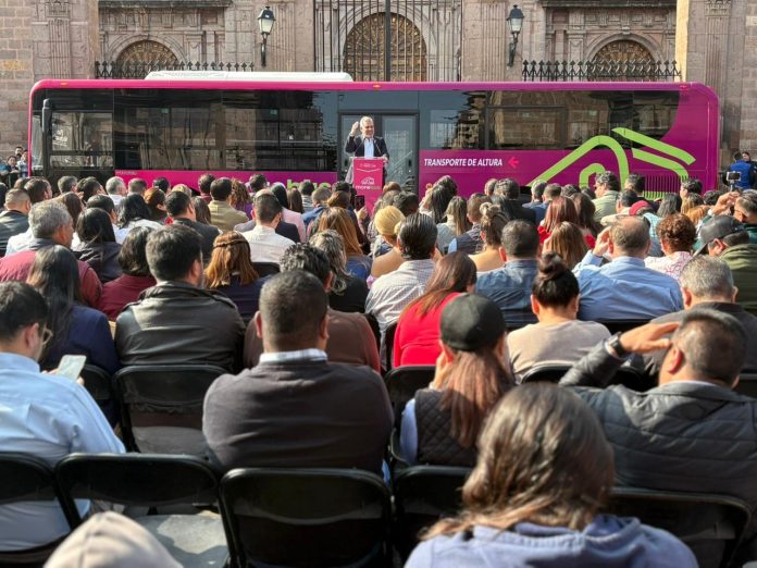 Presentan el “Morebús”, el proyecto de Metrobús para Morelia