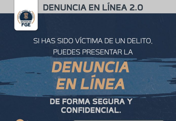 Torres Piña: Denuncia en Línea 2.0 ya concentra el 30% de las denuncias que recibe la FGE Torres Piña: Denuncia en Línea 2.0 ya concentra el 30% de las denuncias que recibe la FGE