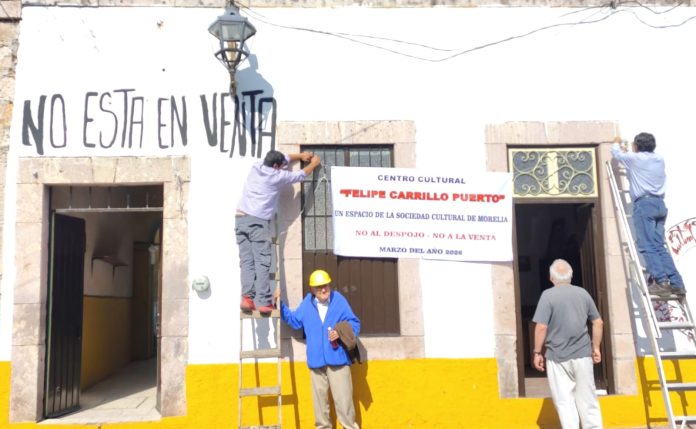 Exigen colectivos no desincorporar el edificio que ocupa el Centro Cultural “Felipe Carrillo Puerto”