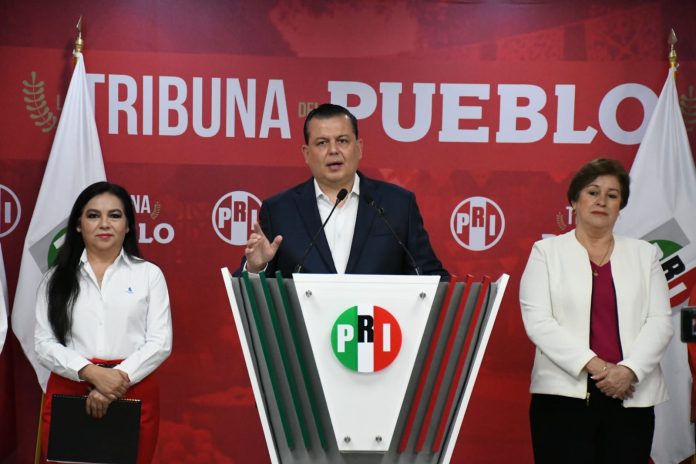 PRI insiste en alianza opositora rumbo a 2027, para contrarrestar a Morelia y aliados