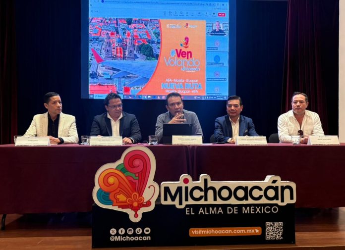 El 30 de marzo iniciará operación vuelo AIFA-Morelia-Uruapan