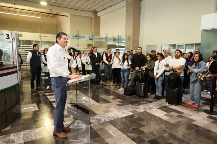 Alfonso Martínez da la bienvenida a las y los paisanos a Morelia