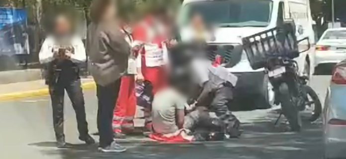 Tres motociclistas resultan lesionados en accidentes en Morelia