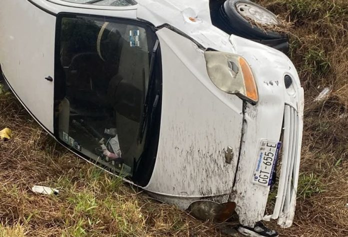 Se registra accidente automovilístico en la Morelia-Pátzcuaro