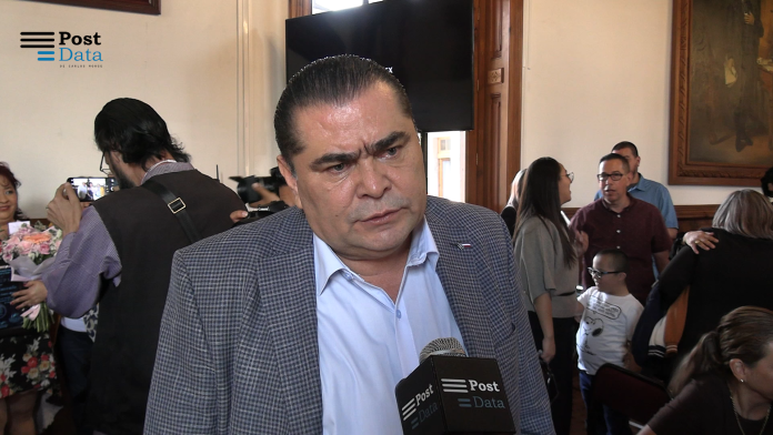 El dirigente del Sindicato de Trabajadores al Servicio del Poder Legislativo (STASPLE), Rogelio Andrade Vargas