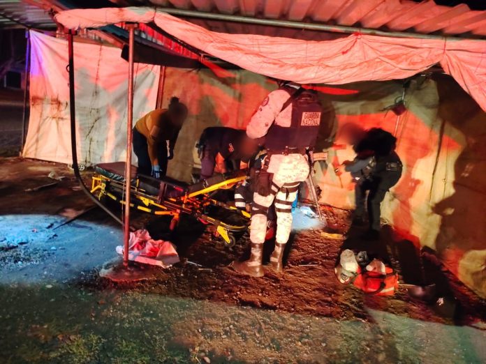 Dos muertos tras agresión armada en el Libramiento Sur de Jacona