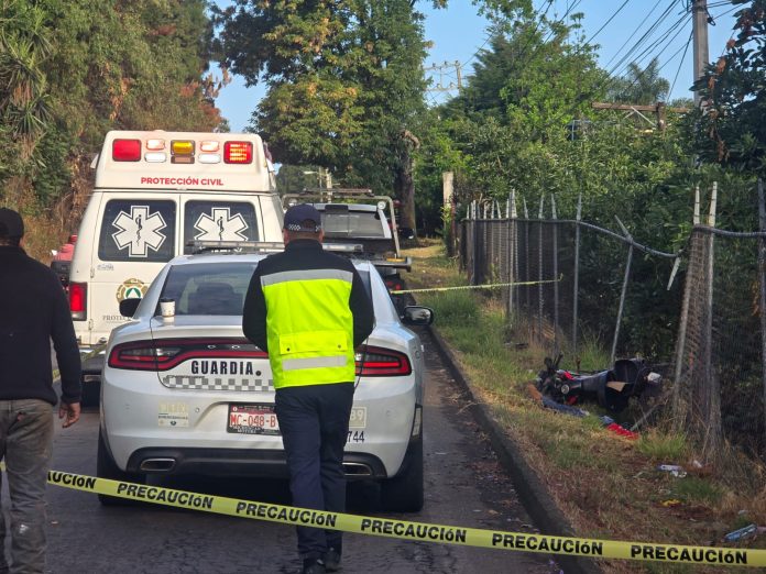 Motociclista sufre mortal accidente en la Tacámbaro-San Antonio de Viña