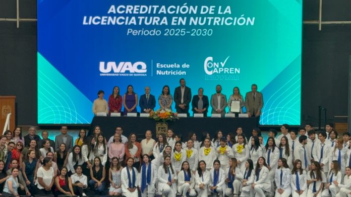 Licenciatura en Nutrición de la UVAQ obtiene acreditación de calidad