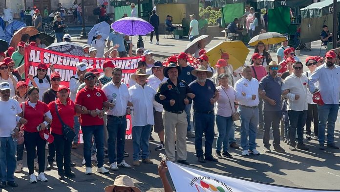 En el Día del Trabajo, FESEMSS respaldó huelga del SUEUM